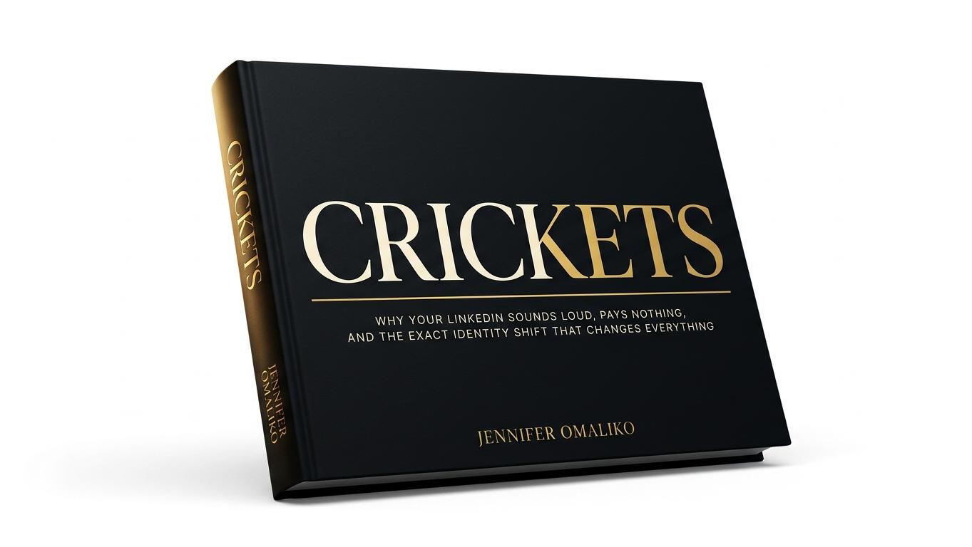 CRICKETS book cover - closed