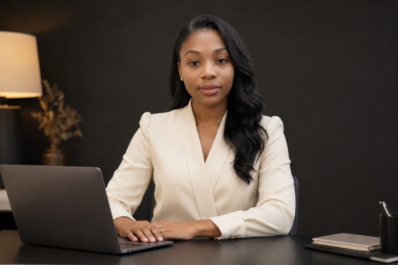 Jennifer Omaliko Jennavi CEO and LinkedIn ghostwriter for founders ivory cream blazer