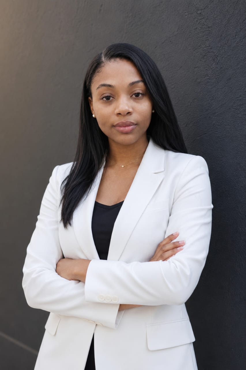 Jennifer Omaliko LinkedIn content strategist white blazer Kano Nigeria